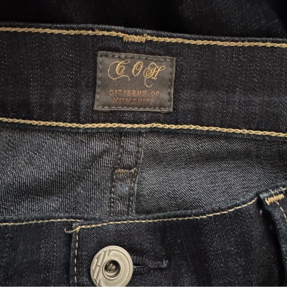 Citizens of Humanity Ava Low Rise Straight Leg Dark Wash Jeans Size 32 - Picture 6 of 9